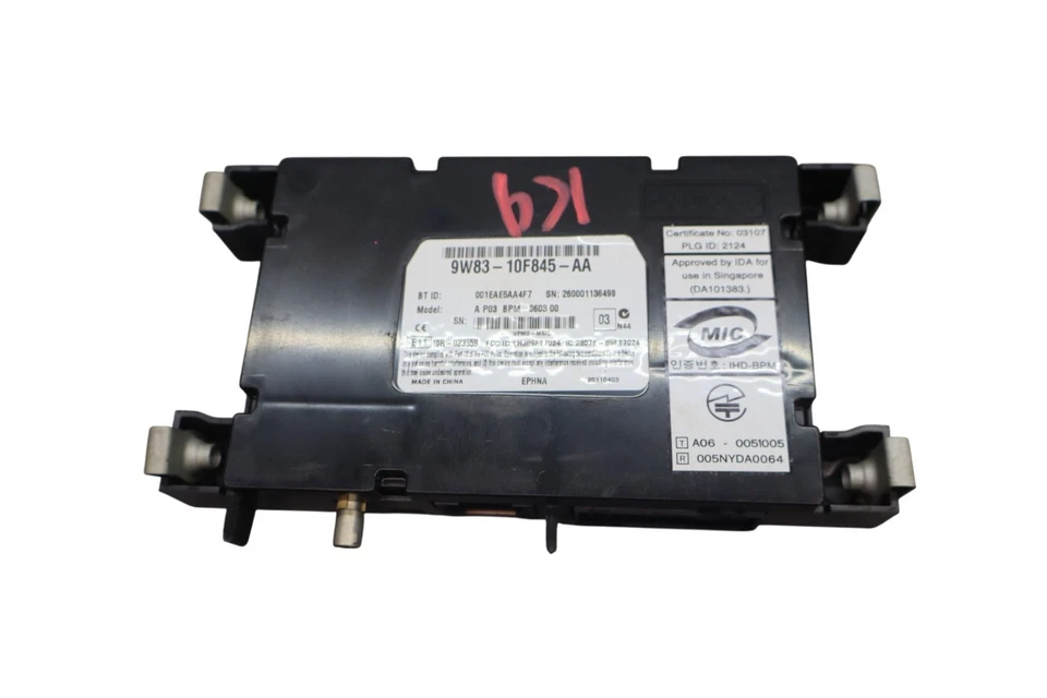 10-15 Jaguar X150 XK XKR ULF High Bluetooth Control Module Unit 9W8310D893AA Oem - Image 1 of 4