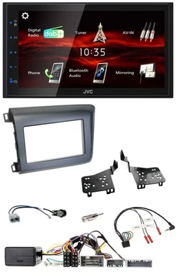 JVC USB Bluetooth Lenkrad DAB 2DIN Autoradio für Honda Civic US Modelle 2012-201 - Bild 1 von 4