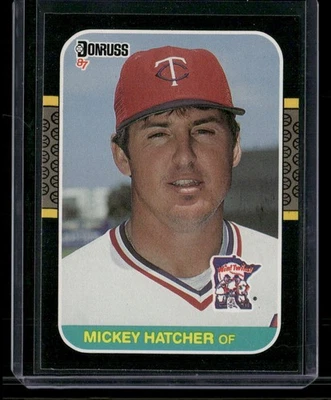 1987 Donruss - Mickey Hatcher #491 - Image 1 of 2