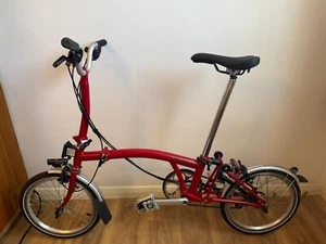 Brompton M6L Red FREE 🌍WORLDWIDE🌍 SHIPPING! - Picture 1 of 15
