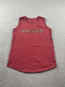 Disney Shirt Womens Small Red Black Mickey Tank Lightweight Casual Ladies 1048 - Picture 1 of 9