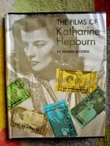 MOVIE BOOK THE FILMS OF KATHARINE HEPBURN   FULLY ILLUSTRATED 242 PAGES B/W - Picture 1 of 5