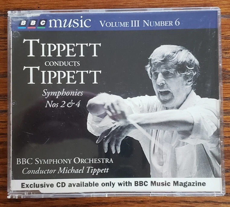 TIPPETT CONDUCTS TIPPETT SYMPHONIES 2 & 4 CD = BBC MUSIC - Volume 3 Number 6 Foto 1 de 2
