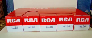 2x 6LB6 RCA Ham Radio Transmitter/Power Amplifier NOS Vintage , Hi emission - Afbeelding 1 van 7