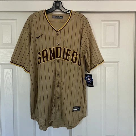 Brand New San Diego Padres Juan Soto Jersey With Tags - Size Men’s Large Cover