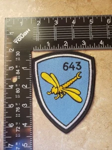 Vintage German Air Force Military Shoulder 643 Patch - Bild 1 von 3