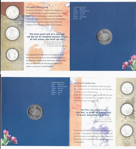 NETHERLANDS 10 GULDEN 1999 FDC KM#228 Silver, 2000 Millennium, Mint Pack. B15 - Picture 1 of 6
