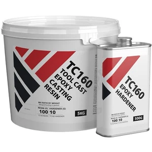 TC160 Tool Cast High Temp Aluminium Filled Epoxy Casting Resin 5.5kg Up to 160c - Picture 1 of 6