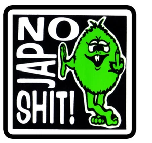 NO Jap $hit,Nitrous Oxide Bottle,Street Outlaw, NHRA decal Sticker - Picture 1 of 2