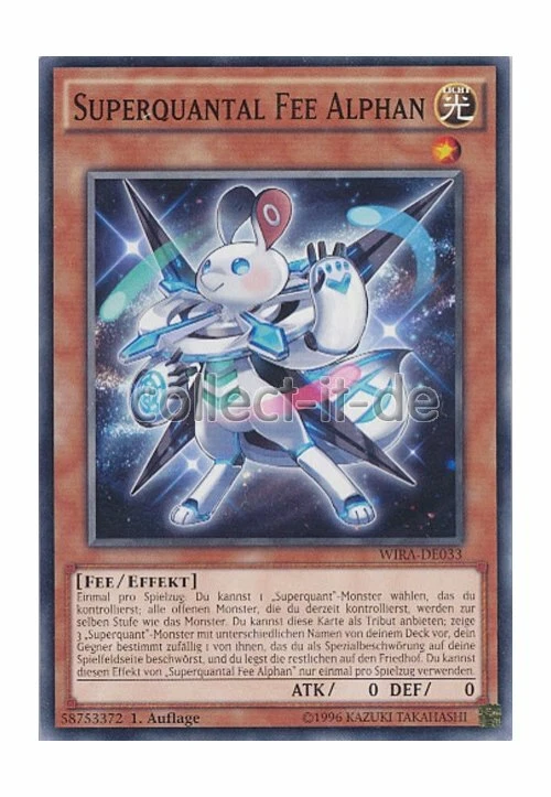 Yugioh - WIRA-DE033 Superquantal Fee Alphan - Bild 1 von 1