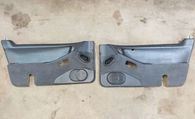 90-93 NISSAN 300ZX INTERIOR TRIM DOOR PANELS DRIVER PASSENGER SIDE OEM CLOTH - Image 1 of 4
