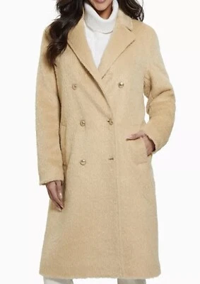 $500 Guess Women's  Ginny Double Breast  Coat Medium Foamy Taupe - Imagem 1 de 4