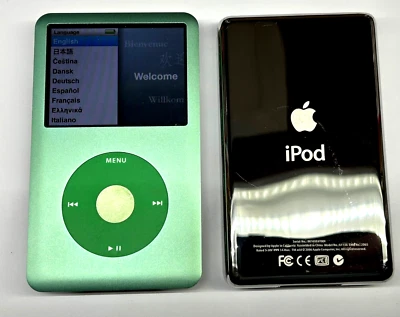 Apple IPOD CLASSIC 7th Generation 128GB SSD Mega Battery iFlash quad MINT - Image 1 of 3