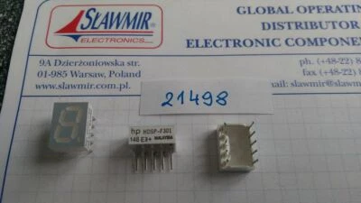 HP HDSPF301 10mm yellow CA 7segment display Lot-6pcs - Image 1 of 3