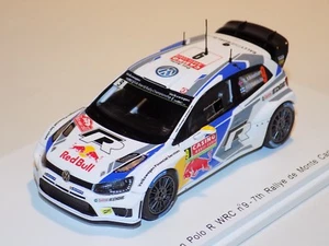 1/43 Spark Volkswagen Polo WRC car #6 7th Monte Carlo Rally 2014 Mikkelsen S3787 - Picture 1 of 3