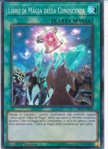 CARTA YU GI OH - LIBRO DI MAGIA DELLA CONOSCENZA - INCH-IT059 - HOLO - RARA - Bild 1 von 1