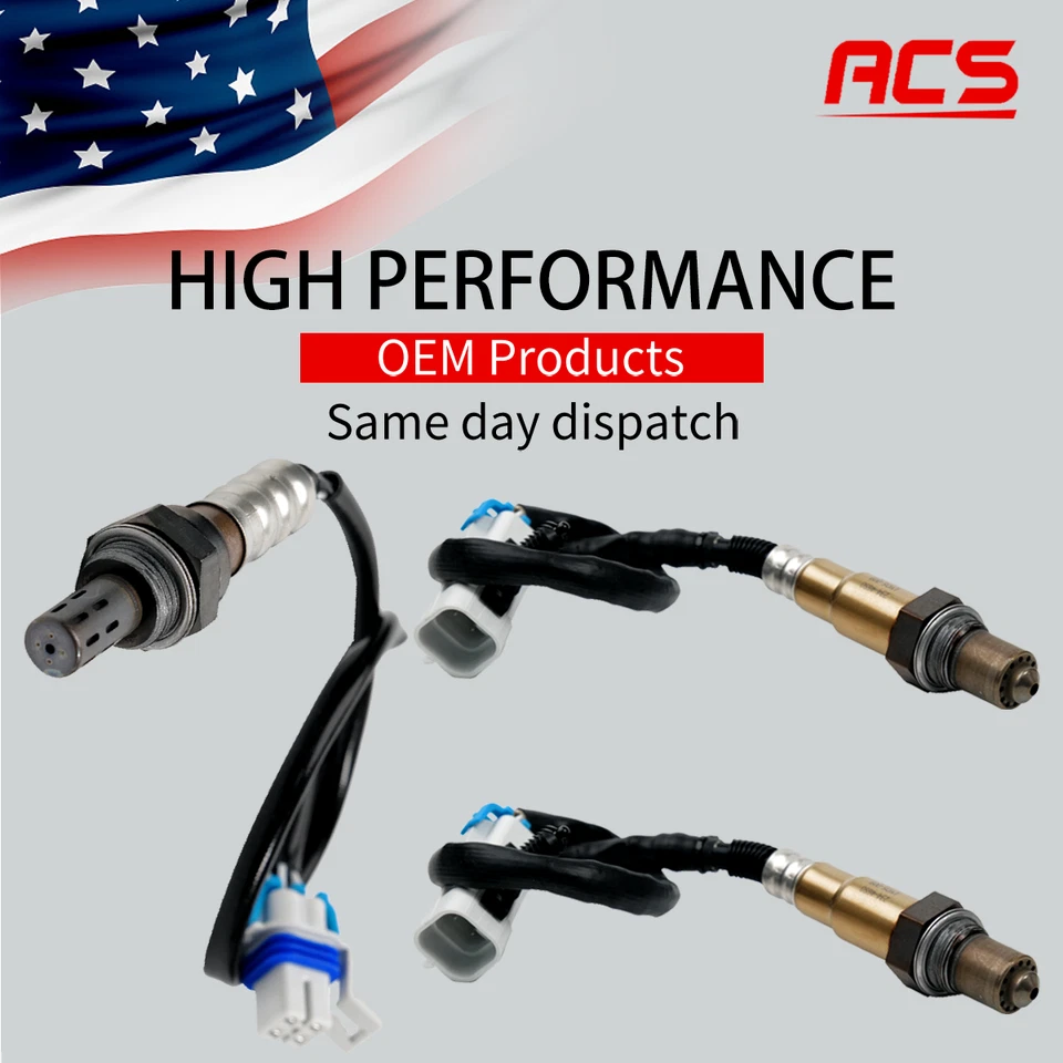 3PCS OEM Upstream & Downstream Oxygen O2 Sensor For Chevy Astro GMC Safari 4.3L - Изображение 1 из 4