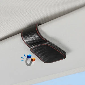 Soporte magnético para gafas de sol soporte para gafas de sol clip para colgador de vehículos de automóvil - Imagen 1 de 14