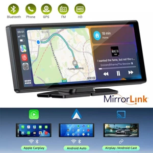 10.26" Portable Car Stereo Wireless Apple CarPlay /Android Auto IPS Screen Radio - Picture 1 of 9