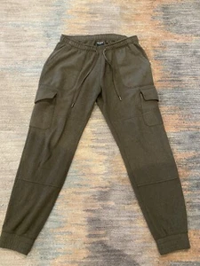 Pantalón Jogger Todd Snyder Carga Hombres Verde Caqui Diseñador Grande Lana gorpcore - Imagen 1 de 6