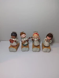 2012 Hallmark Wireless Angel Choir Christmas Pageant Hope Faith Gabriel Michael - Imagen 1 de 8