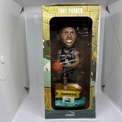 San Antonio Spurs Tony Parker Championship Bobblehead 50th Anniversary New - Image 1 of 4