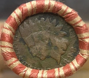 Unsearched Olde Estate Wheat Penny Roll 50 Vintage Cents-1888 Indian Head Cent - Picture 1 of 2