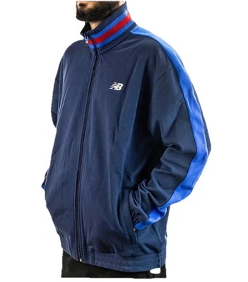 Chaqueta de Pista New Balance Greatest Hits Retro Azul Marino Rojo Para Hombre Grande XL NUEVA CON ETIQUETAS Foto 1 de 4