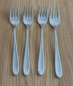 4 WMF Cromargan Artisan Korea Stainless Steel Glossy Salad Dessert Forks 7" - Picture 1 of 2
