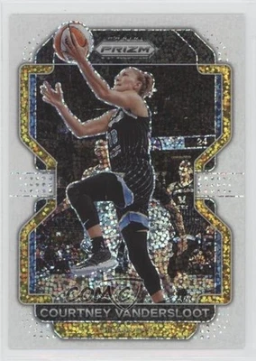 2022 Panini Prizm WNBA White Sparkle Prizm Courtney Vandersloot #103 - Image 1 of 2