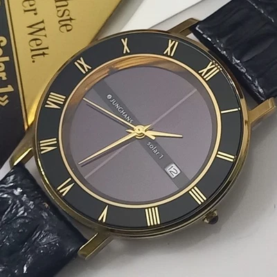 ELEGANT NOS 1990'S  JUNGHANS SOLAR 1 REF: 24/7012 + BOX & INSTRUCTIONS MANUAL Foto 1 de 4