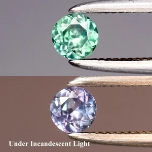 💎 0.16ct 3mm Round Natural Green Alexandrite - Russia Gemstone - Picture 1 of 6