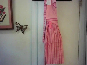 Kay Dee Designs - Breast Cancer Research Think Pink Girlie Apron - New w/Tags - Picture 1 of 5