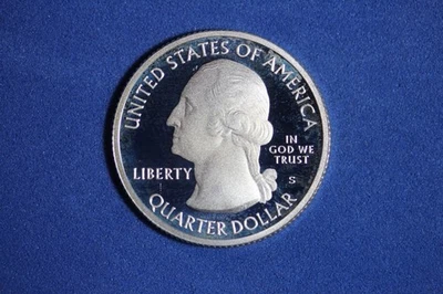 2017 S MISSOURI OZARK RIVERWAYS SILVER PROOF WASHINGTON QUARTER #K57096 - Image 1 of 2