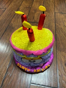 Party Animal Birthday Cake Plush/Stuffed - Picture 1 of 8