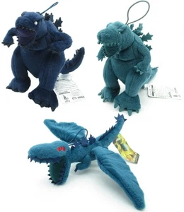 Godzilla 3 Soft Toy Complete Set 15cm Servum Flying Rare Original Japan SEGA - Picture 1 of 1