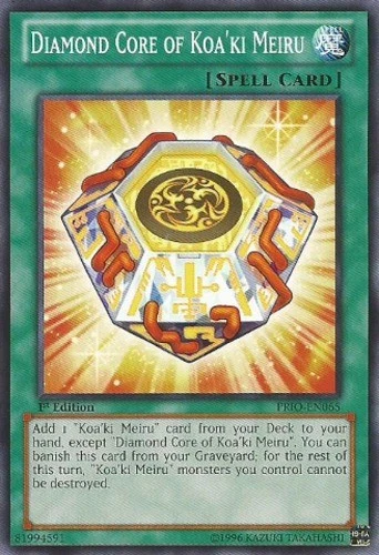 Diamond Core of Koa'ki Meiru - PRIO-EN065 - Common - 1st Edition - Heavily Playe - Image 1 of 1