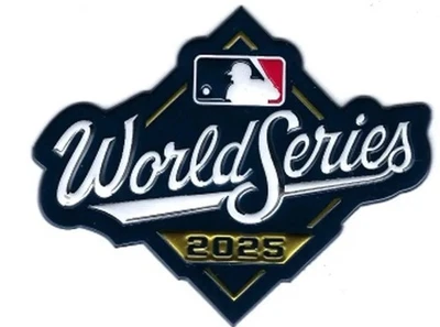 2025 World Series AUTHENTIC Jersey Patch Los Angeles Dodgers Toronto Blue Jays - Image 1 of 2