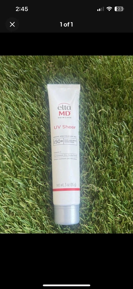 Elta MD УФ физический тонированный широкий спектр SPF41 85g 3 унц EXP 08/27 новый быстрая доставка - Изображение 1 из 1