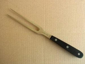 Küchengabel Bratengabel Fleischgabel | 16cm bis zum Griff, Griff schwarz - Bild 1 von 1