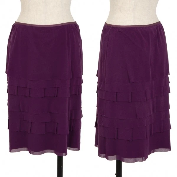 Falda VIVIENNE TAM malla en capas (K-115421) Foto 1 de 4