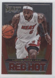 2013-14 Panini Select Red Hot LeBron James #39
