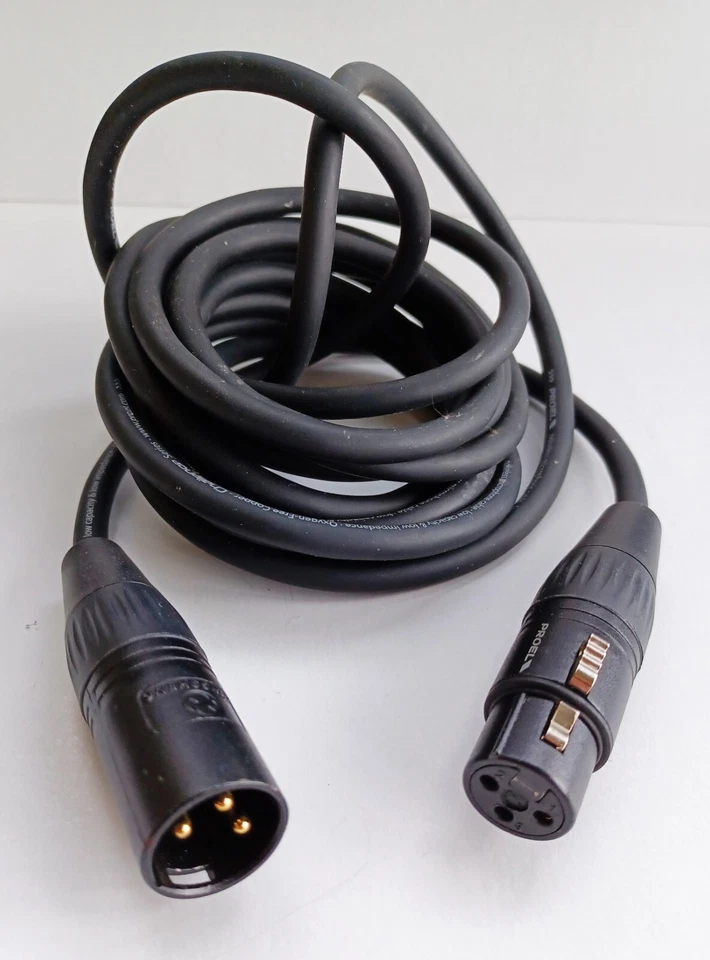 Micrófono Proel Noiseless Challenge Series 2,9 m XLR macho a hembra Foto 1 de 1