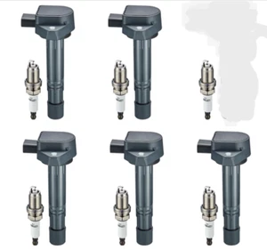 BDFHYK Ignition Coil Pack UF400 and Iridium Spark Plugs 9807B-5517W Compatible w - Picture 1 of 10