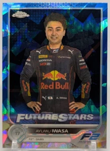 🏁 2022 Topps Chrome Sapphire Formula 1 F2 Racers Future Stars #92 Ayumu Iwasa - Picture 1 of 2
