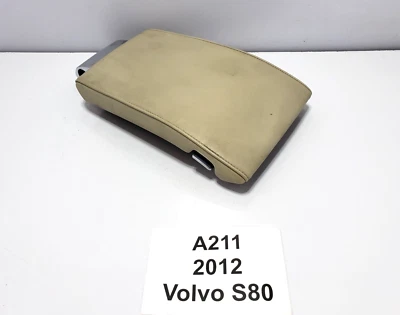 ✅ 07-16 OEM Volvo S80 XC70 Front Center Console Armrest Lid Leather Beige - Image 1 of 4