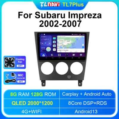 For Subaru Impreza GD Radio Video Player Carplay GPS Navigator Car Radio Stereo - Image 1 of 4