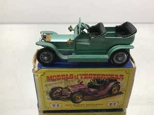 MATCHBOX YESTERYEAR Y-15 ROLLS ROYCE SILVER GHOST 1907 -GREEN 1:55- GOOD IB- 475 - Picture 1 of 7