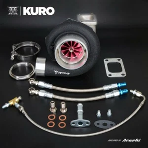 KURO 4" GTX3582R GEN2 Ball Bearing Turbo T3 V-band 0.63 A/R Stainless 850 HP - Picture 1 of 6