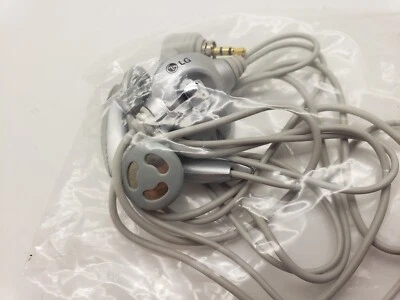 Nuevo Stock Antiguo Teléfono Móvil LG Auriculares Plateados Retro (2.5MM) Foto 1 de 3